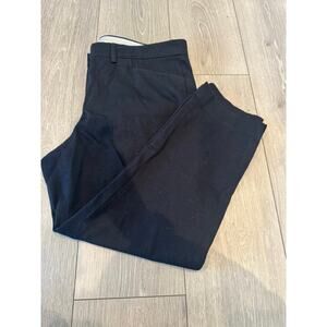 Rafaella Pants Womens Size 14 Black Career Stretch Straight Leg Work